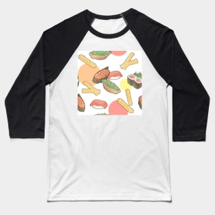 Sushi Fries Baseball T-Shirt